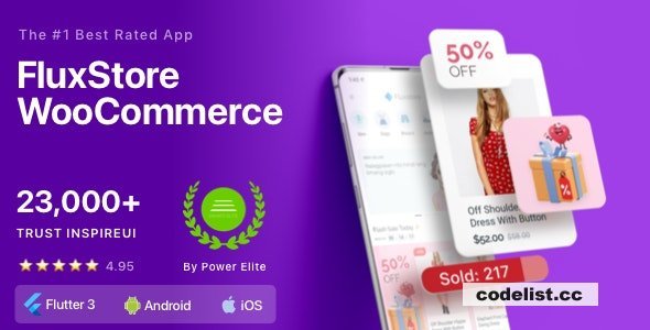 Fluxstore WooCommerce v5.0 - Flutter E-commerce Full App