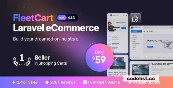 FleetCart v4.2.2 - Laravel Ecommerce CMS - nulled