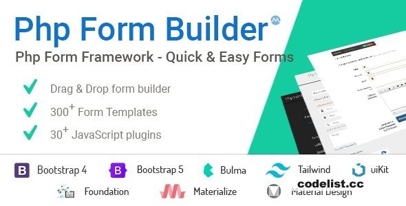 PHP Form Builder v6.0.2 - Advanced HTML forms generator with Drag & Drop - nulled