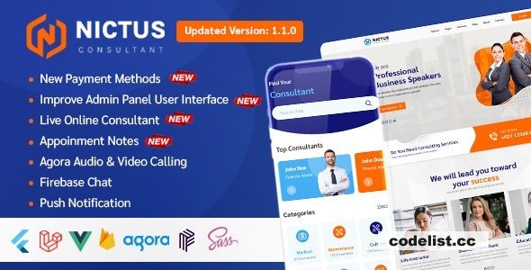 Nictus Consultation v1.1.5 - Complete online appointment booking solution with flutter mobile app