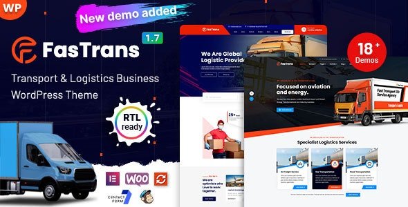 Fastrans v2.7 – Logistics WordPress Theme