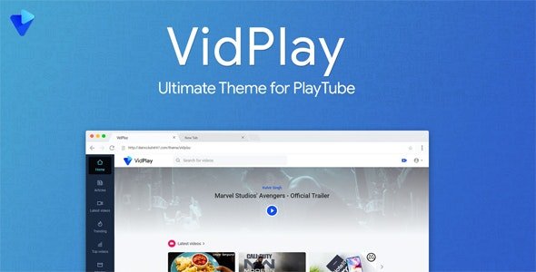VidPlay v3.1 - The Ultimate PlayTube Theme