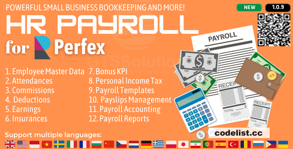 HR Payroll module for Perfex CRM v1.0.9