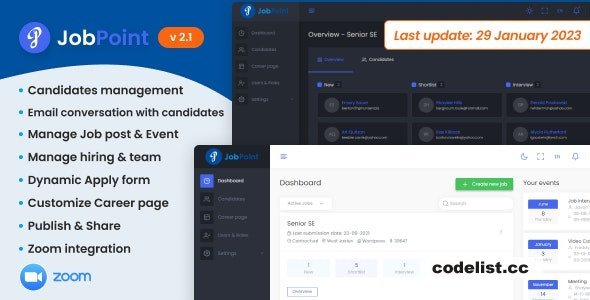 JobPoint v2.1 - Recruitment Management System - nulled