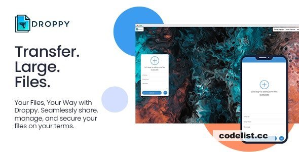 Droppy v2.6.4 - Online file transfer and sharing - nulled