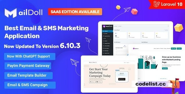 Maildoll v6.11.2 - Email Marketing Application - A SAAS Based Email Marketing Software
