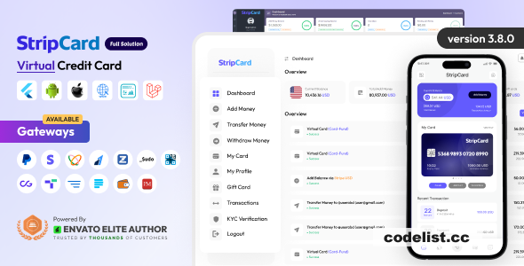 StripCard v3.9.0 - Virtual Credit Card Full Solution - nulled