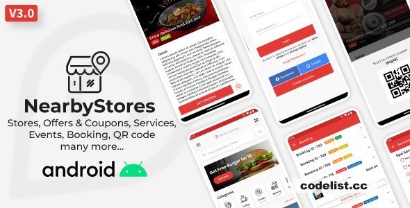 Nearby Stores Android v4.0.7 - Offers & Coupons, Events, Restaurant, Services & Booking