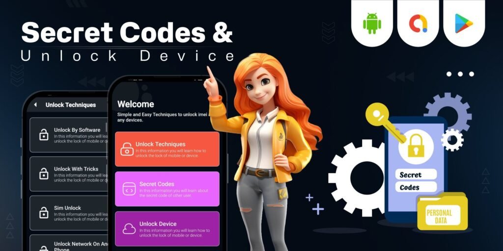 Secret Codes and Unlock Device – App Source Code v1.0