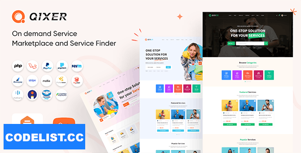 Qixer v2.5.0 - Multi-Vendor On demand Service Marketplace and Service Finder - nulled