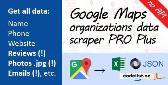 Google Maps Data Scraper PRO plus v1.20.0