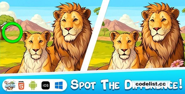 Spot The Difference - The Garden [Phaser 3, HTML5]