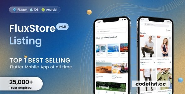 FluxStore Listing v5.3 - The Best Directory WooCommerce app by Flutter