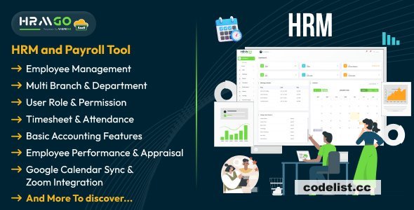 HRMGo SaaS v7.5 - HRM and Payroll Tool - nulled