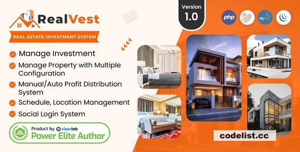 RealVest v2.0 - Real Estate Investment System - nulled
