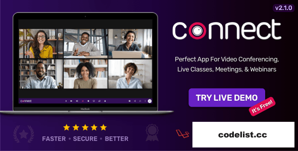 Connect v2.5.0 - Video Conference, Online Meetings,