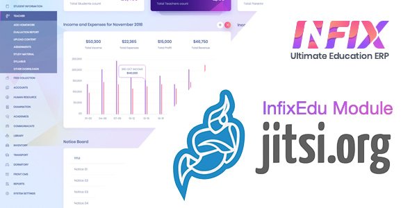 Jitsi Meet Module | InfixEdu School Management System Software v1.4.5